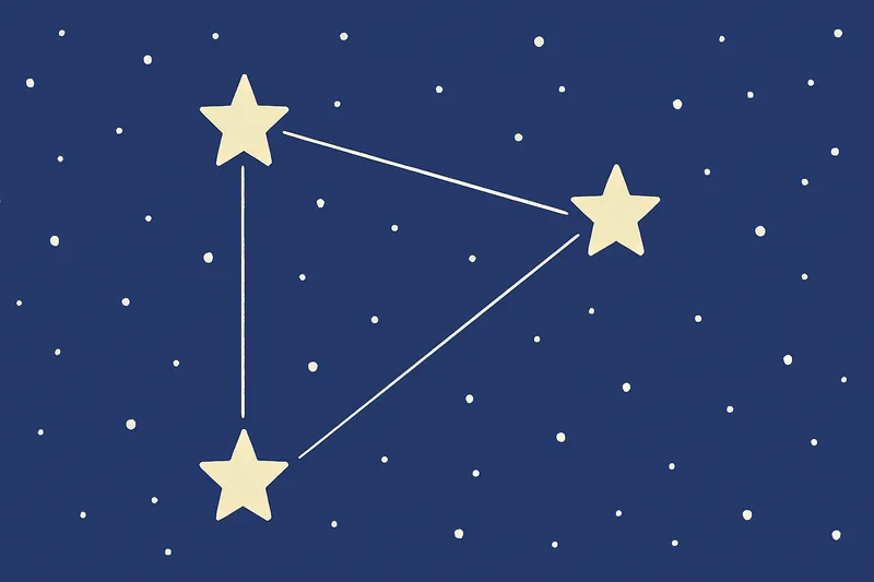 zatsugaku summer triangle of stars