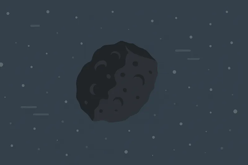 zatsugaku universe asteroid in space