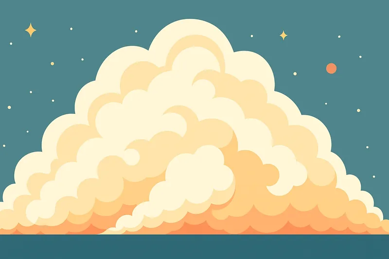 zatsugaku universe fluffy clouds and stars