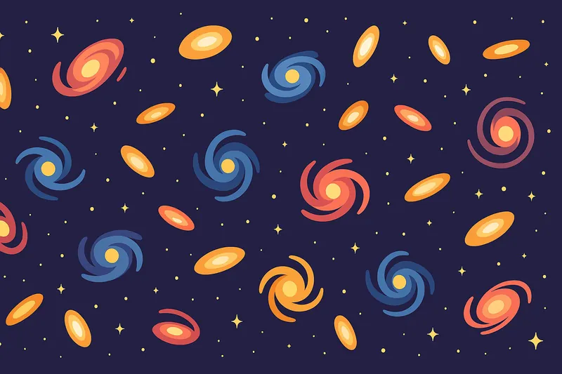 zatsugaku universe galaxies and stars pattern