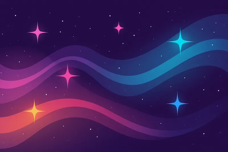 zatsugaku universe glowing stars and cosmic waves