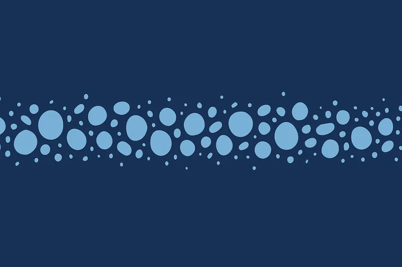 zatsugaku universe bubble pattern on dark blue background