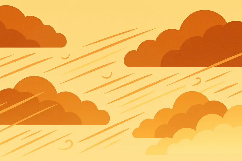 zatsugaku universe orange clouds and streaks