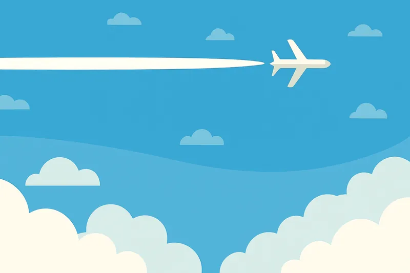 zatsugaku urban legend airplane in sky with clouds