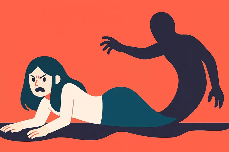zatsugaku urban legend angry woman chased by shadow