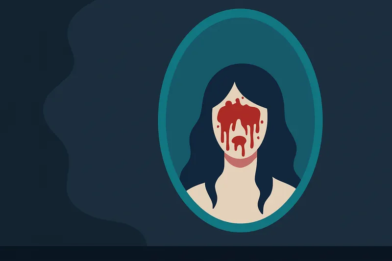 zatsugaku urban legend bloody woman in mirror