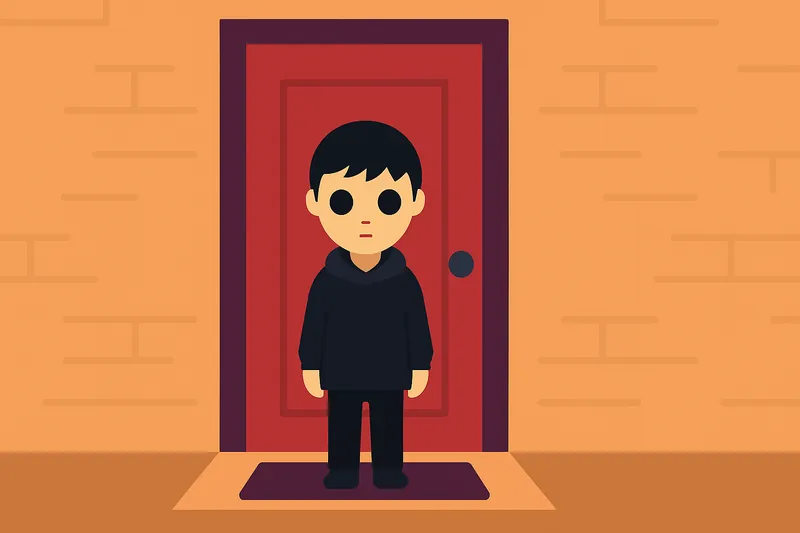 zatsugaku urban legend boy at door