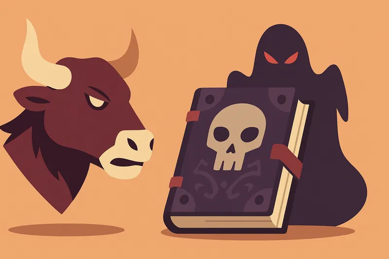 zatsugaku urban legend bull and ghost with spellbook