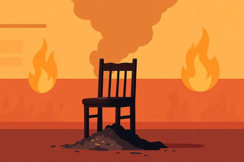 zatsugaku urban legend burning chair