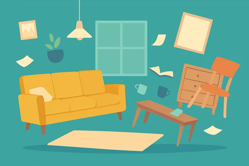 zatsugaku urban legend floating furniture and objects