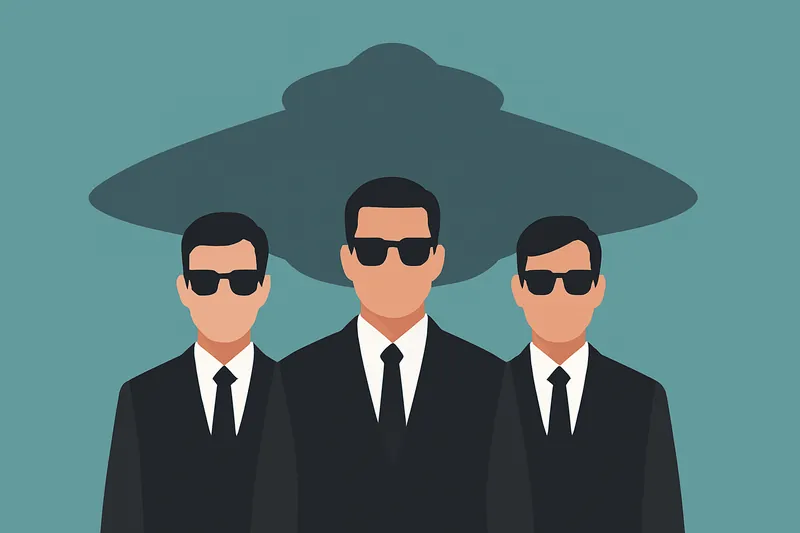 zatsugaku urban legend men in black and ufo