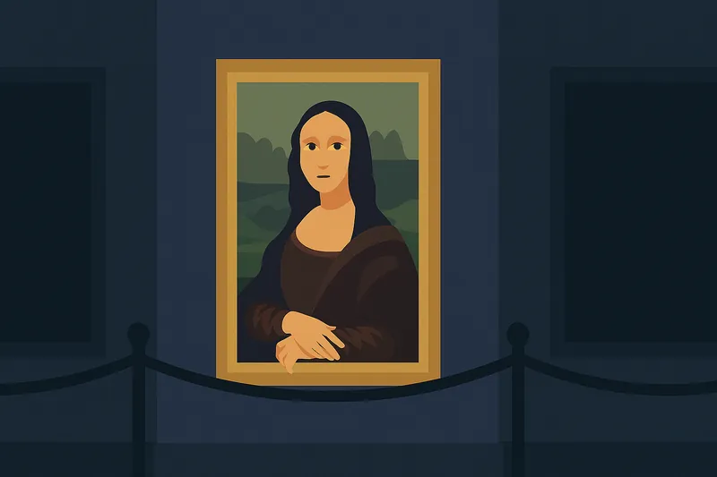zatsugaku urban legend mona lisa in gallery