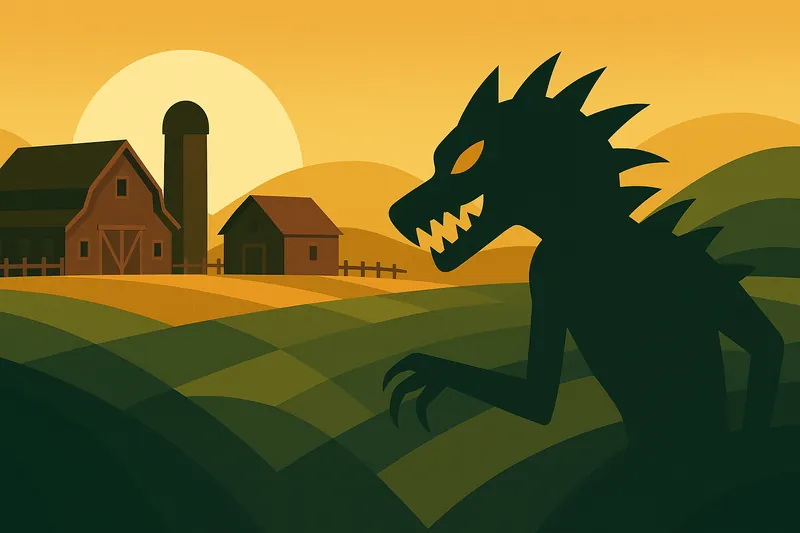 zatsugaku urban legend monster on farm