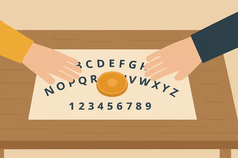 zatsugaku urban legend ouija board and hands