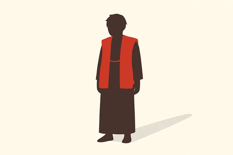 zatsugaku urban legend person wearing red vest