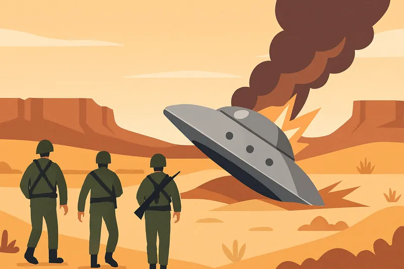 zatsugaku urban legend ufo crash in desert