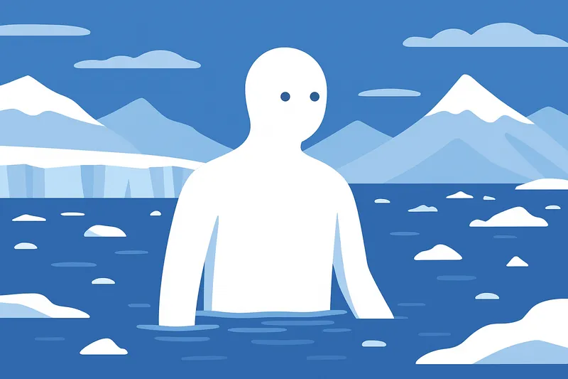 zatsugaku urban legend white figure in icy water