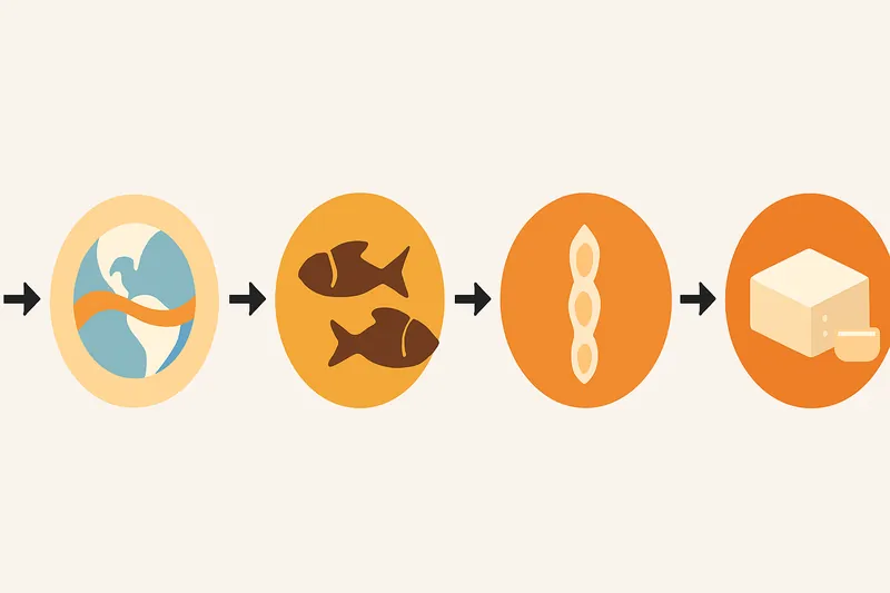 zatsugaku weather food chain ocean fish soybean tofu