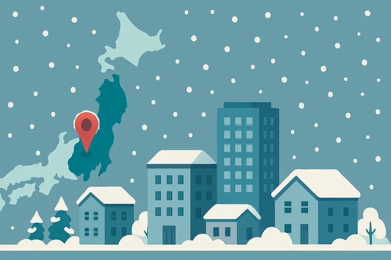 zatsugaku weather japan winter snow city