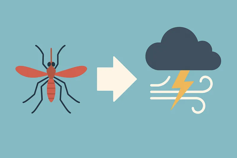 zatsugaku weather mosquito to storm