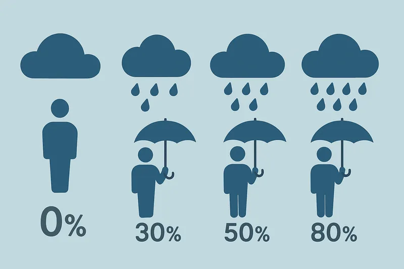 zatsugaku weather rain probability icons