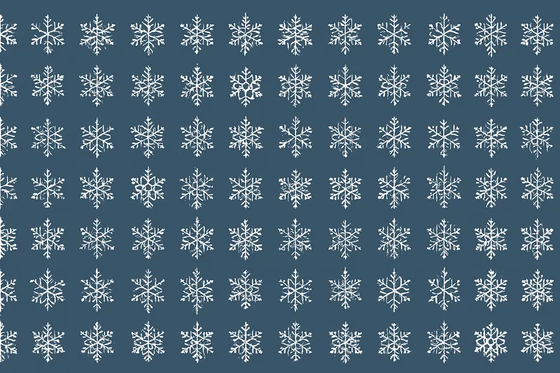 zatsugaku weather white snowflakes on blue