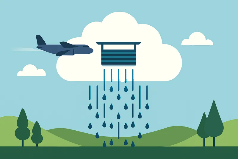 zatsugaku weather airplane raining cloud