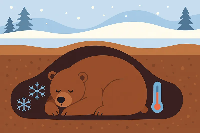 zatsugaku winter bear hibernating 2