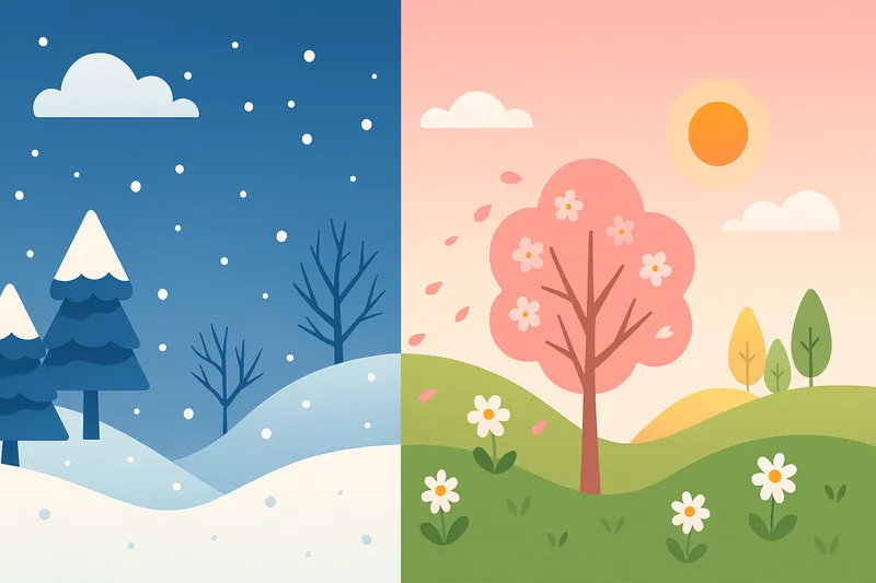 zatsugaku winter four seasons landscape