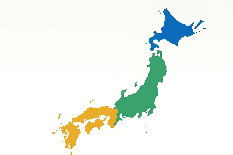 zatsugaku winter japan map regions