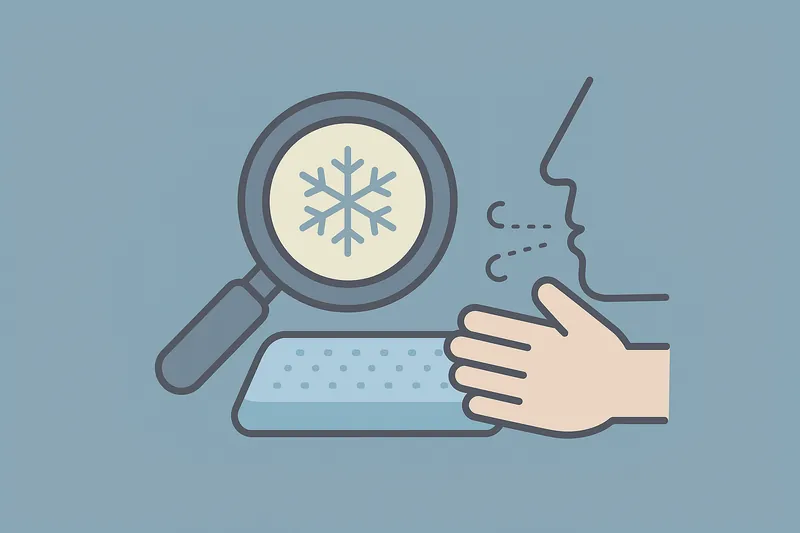 zatsugaku winter keyboard magnifying glass snowflake