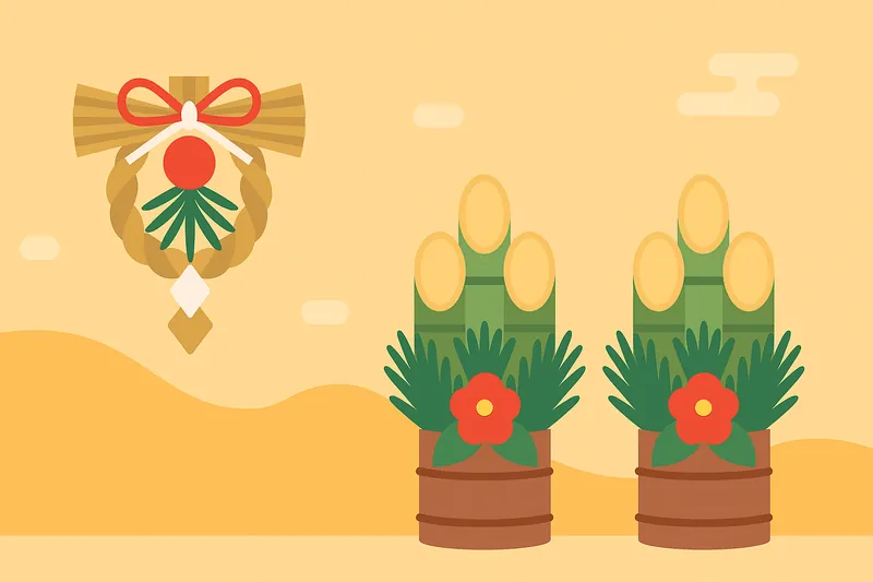 zatsugaku winter new year decorations