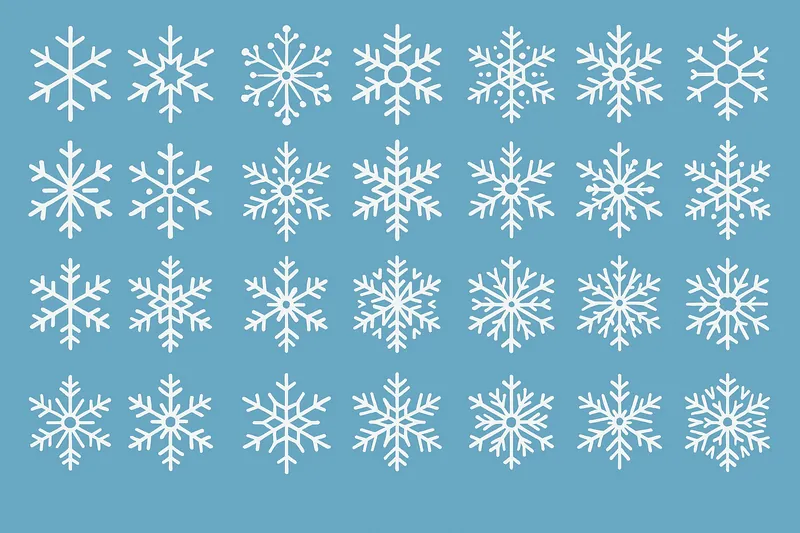 zatsugaku winter snowflake collection