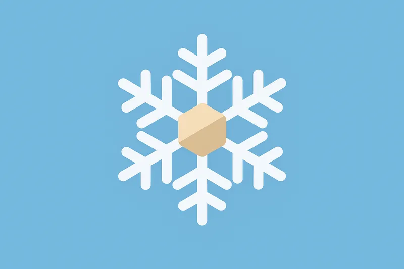 zatsugaku winter snowflake icon