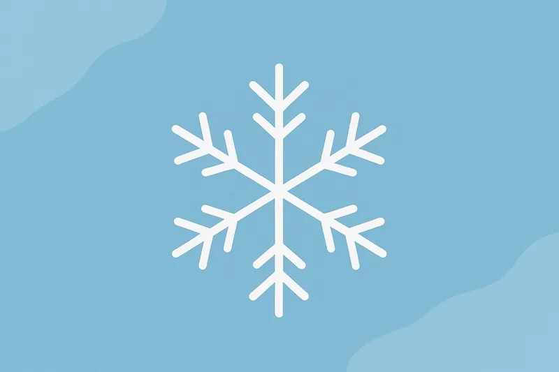 zatsugaku winter snowflake icon