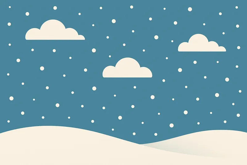 zatsugaku winter snowy clouds