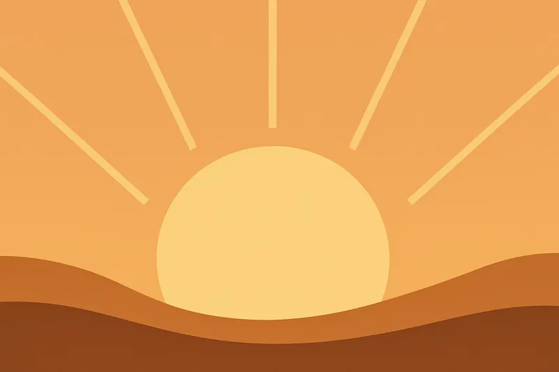 zatsugaku winter sunset minimalist