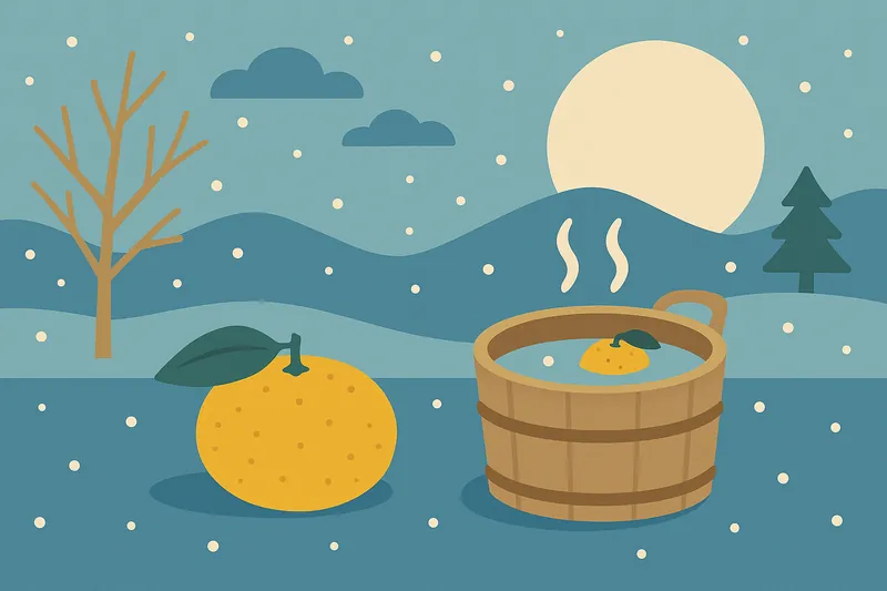 zatsugaku winter yuzu bath snow