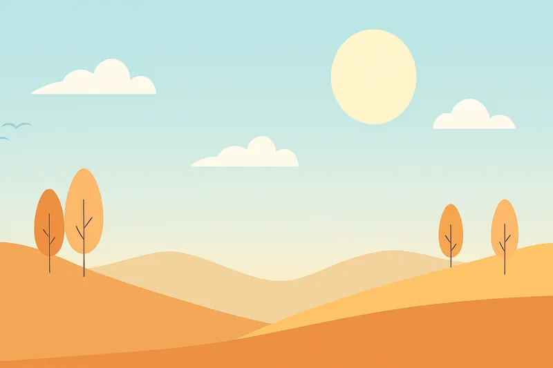 zatsugaku winter autumn landscape with trees and sun