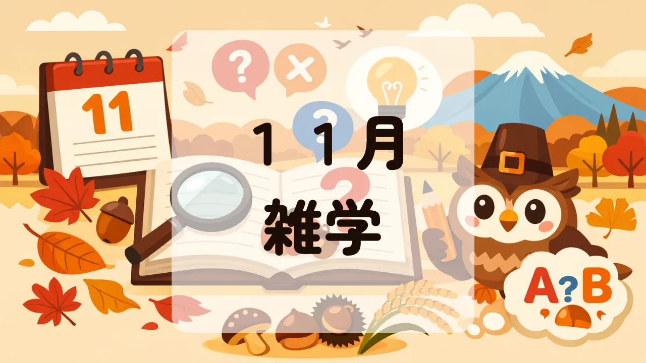 １１月雑学