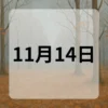 11月14日　今日は何の日