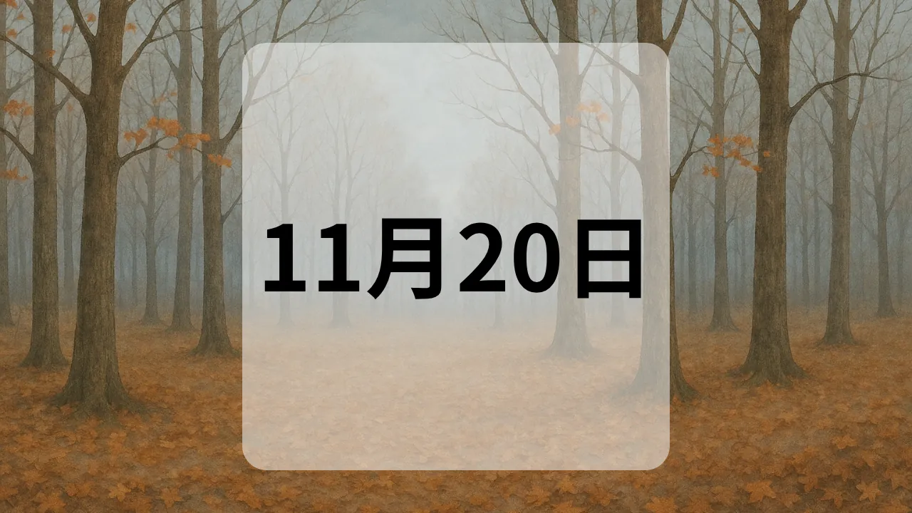 11月20日　今日は何の日