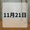 11月21日　今日は何の日