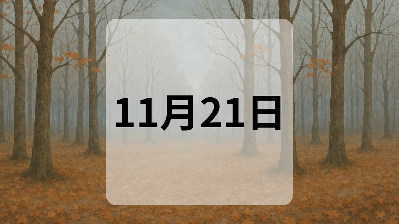 11月21日　今日は何の日