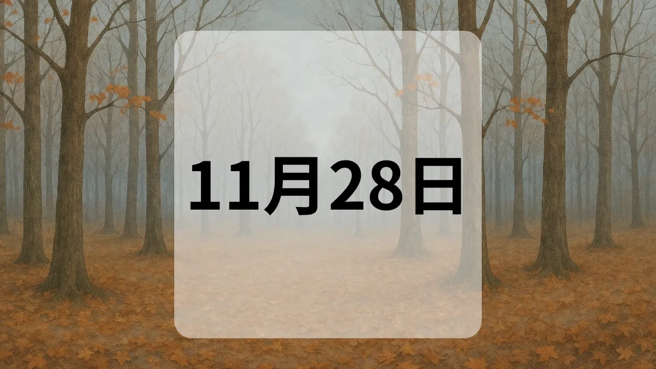 11月28日　今日は何の日