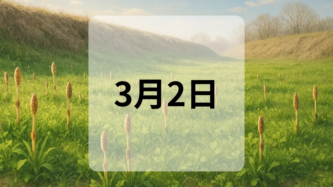 3月2日　今日は何の日