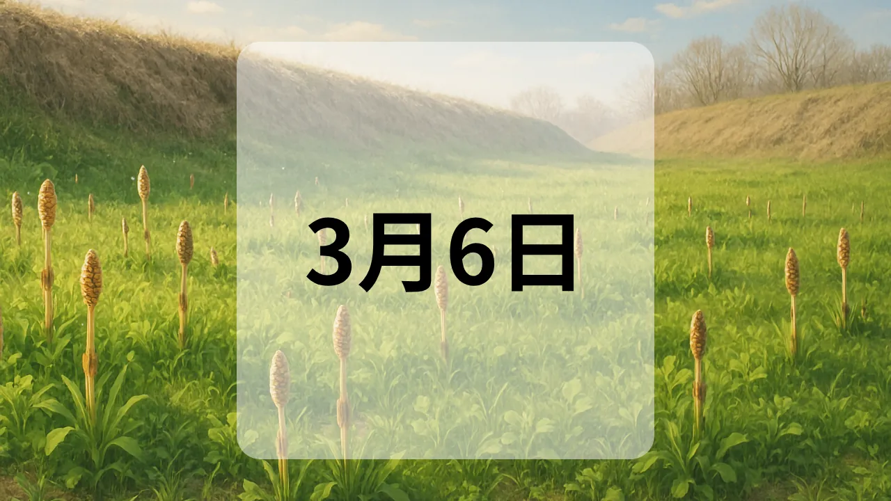 3月6日　今日は何の日