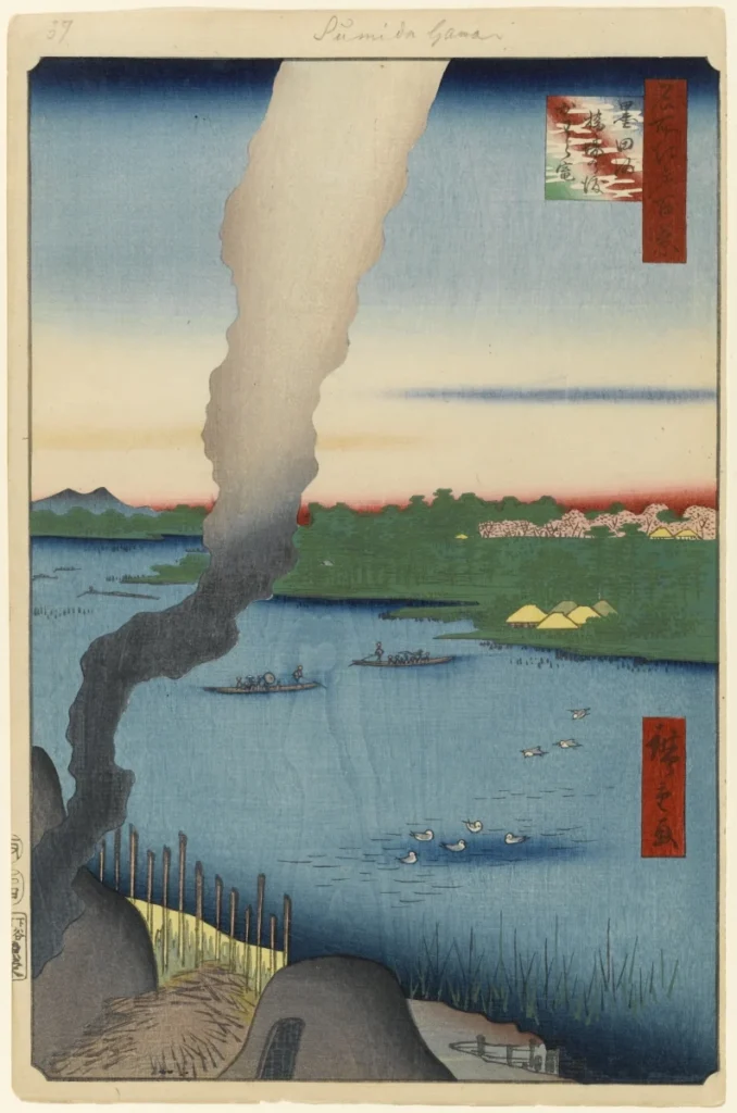 歌川広重が描いた隅田川
