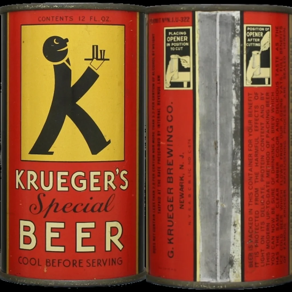 クルーガー社向けに製造された初期の試作ビール缶