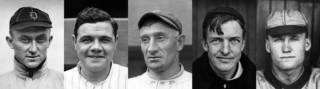 1936年に最初の野球殿堂入りを果たした5選手